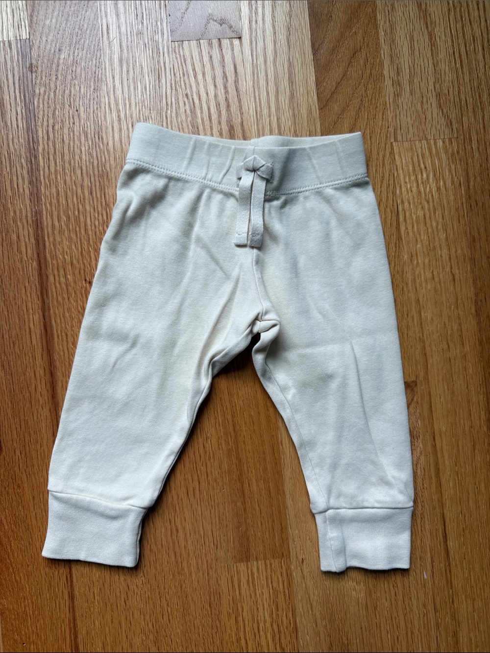Colored Organics Cruz Lightweight Cream Baby Jogger Pants